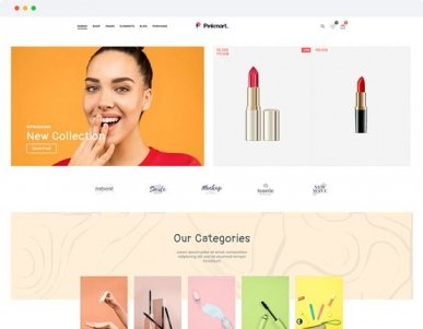 Beauty Happiness demo storefront