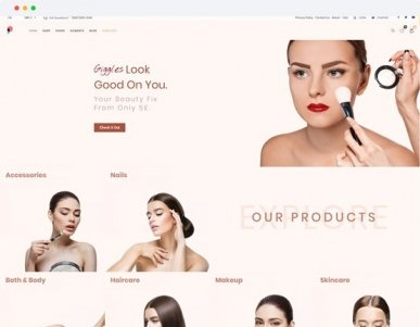Flawless Bloom demo storefront