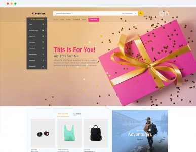Gifts By Personality demo storefront