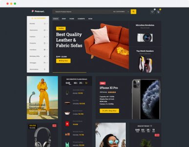 Marketplace Dark demo storefront