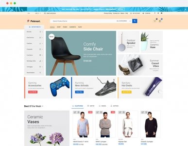 Sunshine Marketplace demo storefront